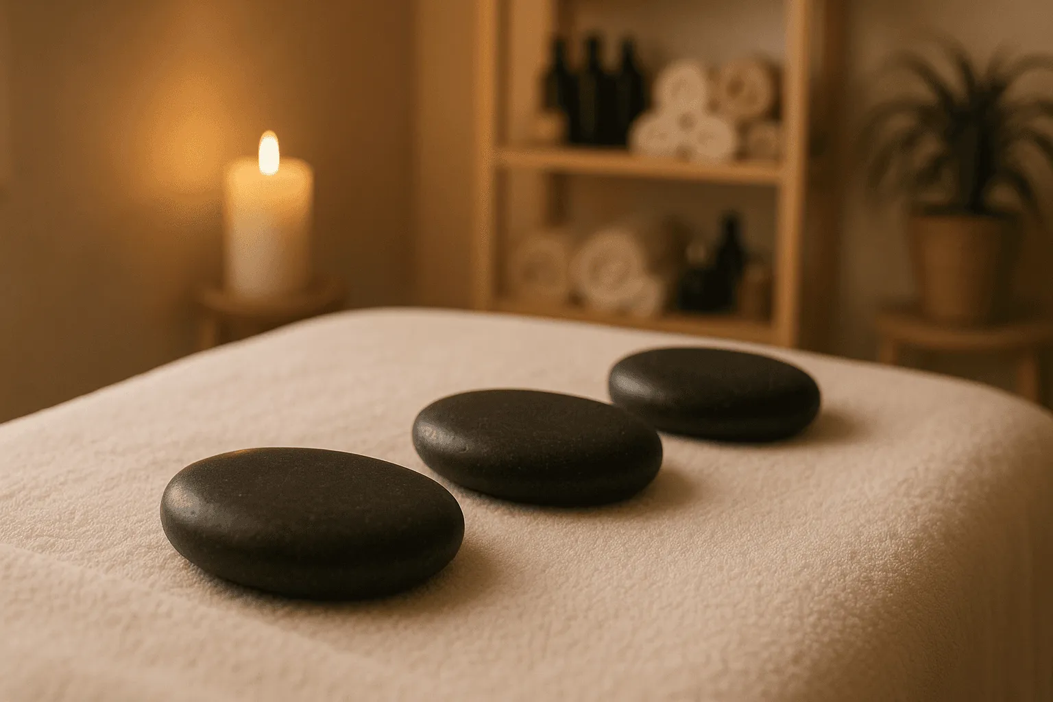 Hot Stone Massage at Elysium Premium Spa